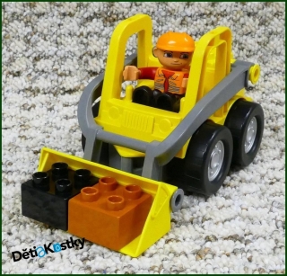 Lego® Duplo® Nakladač Žlutý s Figurkou a 2 Kostkami