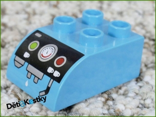 Lego® Duplo® Kostka 2x3 Zaoblená Tyrkysová - Kávovar