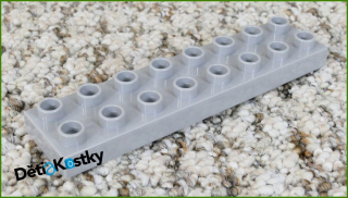 Lego® Duplo® Podložka/Destička 2x8 Světle Šedá