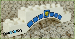 Lego® Duplo® Kostka Bílá Klenba Policejní Stanice