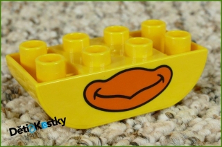 Lego® Duplo® Kostka 2x4 Žlutá Invert - Zobáček