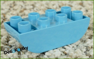 Lego® Duplo® Kostka 2x4 Zaoblená Invert - Tyrkysová