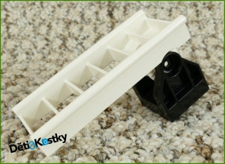 Lego® Duplo® Žebřík Bílý s Černým Podstavcem - Novější Typ
