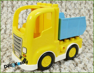 Lego® Duplo® Nákladní Auto Žluté (BU1LD4U) - Tyrkysová Vyklápěcí Korba