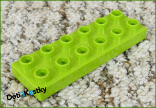 Lego® Duplo® Podložka/Destička 2x6 Limetka