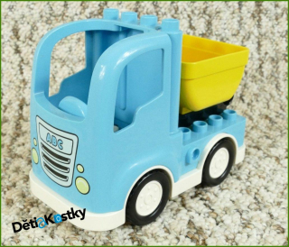 Lego® Duplo® Nákladní Auto Tyrkysové ABC - Žlutá Vyklápěcí Korba