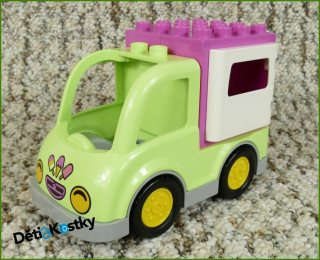Lego® Duplo® Dodávka/Tahač - Zmrzlina/Růžové Kostky