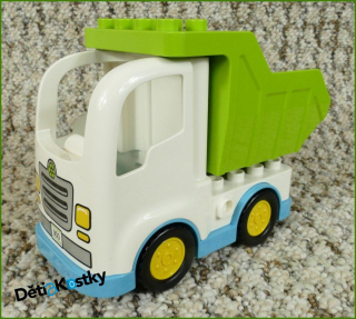 Lego® Duplo® Nákladní Auto Bílé (3CO) - Vyklápěcí Korba Limetka