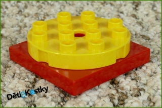 Lego® Duplo® Otočná Část Velká Červená - Žlutá