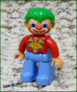 Lego® Duplo® Figurka Šašek - Zelené Vlasy