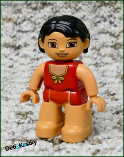 Lego® Duplo® Figurka Sportovkyně Červená