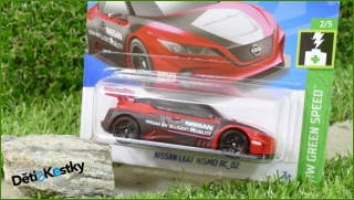 Angličák Model Autíčka Hot Wheels Autíčko Nissan Leaf Nismo RC_02 (HW GREEN SPEED)