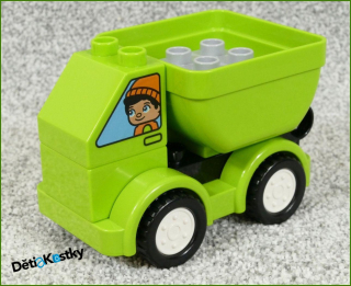 Lego® Duplo® Autíčko z Kostek Limetka s Vyklápěcí Korbou