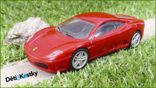 Model Autíčka Shell V-Power (Hotwheels) - Ferrari F430 - horší přední pravá pneu - natahovací
