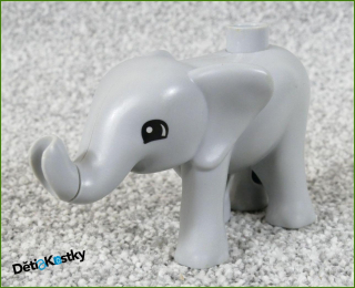Lego® Duplo® Slůně Malé Světle Šedé