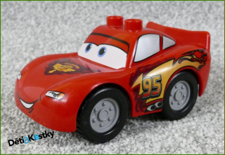Lego® Duplo® Cars - Blesk McQueen - Piston Cup - Obyčejná Kola