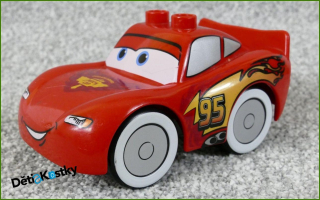 Lego® Duplo® Cars - Blesk McQueen - Piston Cup - Bílá Kola
