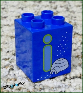 Lego® Duplo® Kostka 2x2x2 - Písmeno i