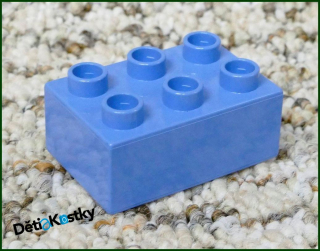 Lego® Duplo® Kostka 2x3 Světle Modrá