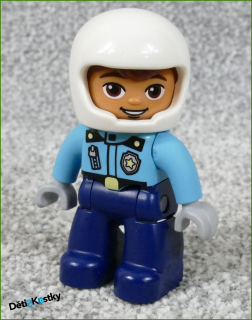 Lego® Duplo® Figurka Policista v Bílé Helmě