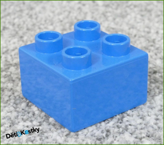 Lego® Duplo® Kostka 2x2 Azurová