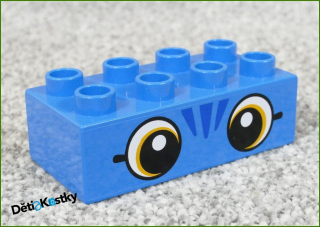 Lego® Duplo® Kostka 2x4 Azurová - Oči