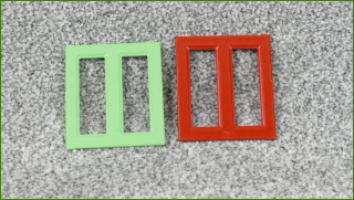 Lego Duplo okenice pro starší bílé stěny