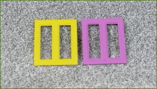 Lego Duplo okenice pro starší bílé stěny - žlutá horší