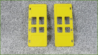 Lego Duplo dveře - rozteč připojení 7,5 cm, rozměr 4x10cm