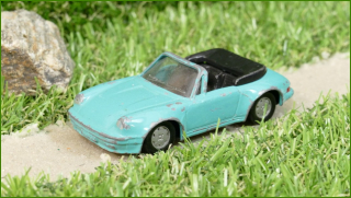 Angličák Siku Autíčko Porsche 911 Turbo Cabrio