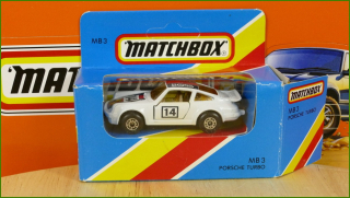 Angličák Autíčko Matchbox MB 3 - Porsche Turbo