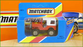 Angličák Autíčko Matchbox MB 14 - 4x4 Jeep