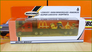 Model Matchbox Convoy Kenworth T2000 - McDonald´s