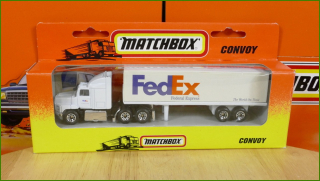 Model Matchbox Convoy Ford Aeromax - FedEx Trailer