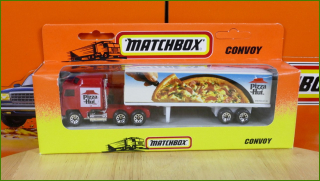 Model Matchbox Convoy Kenworth - Pizza Hut Trailer