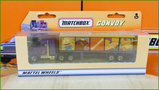 Model Matchbox Convoy Peterbilt - Nickeldeon Trailer