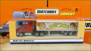 Model Matchbox Convoy Mack CH600 - Ringling Barnum Trailer