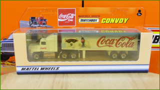 Model Matchbox Convoy Ford Aeromax - Coca-Cola