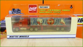 Model Matchbox Convoy Mack CH600 - Coca-Cola