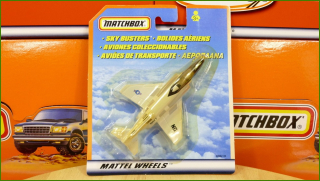 Matchbox Model Letadla Skybusters - F4E - Navy 5800 - zabarvený plastový obal