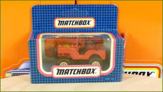 Autíčko Angličák Matchbox MB-56 - Jeep 4x4