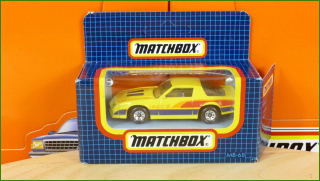 Anglilčák Matchbox Autíčko (Made in Macau) MB-68 - Camaro Iroc-Z