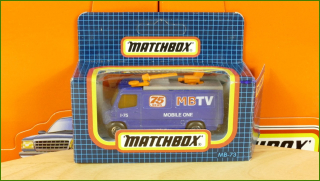 Anglilčák Matchbox Autíčko MB-73 - TV News Truck