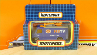 Anglilčák Matchbox Autíčko MB-73 - TV News Truck