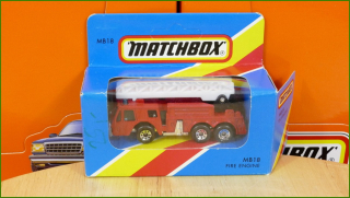 Matchbox Model Autíčka MB18 - Fire Engine
