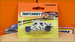Matchbox Model Autíčka Motorcity No.3 - Hummer