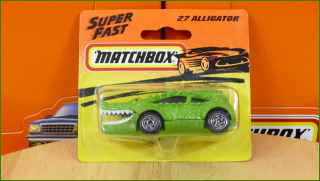 Matchbox Model Autíčka Super Fast No. 27 - Alligator