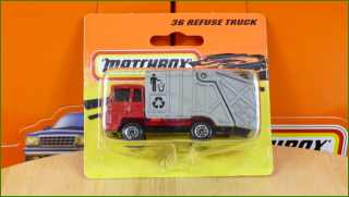 Matchbox Model Autíčka No.36 - Refuse Truck