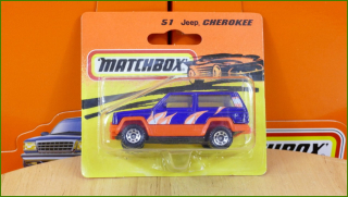 Matchbox Model Autíčka No.51 - Jeep Cherokee