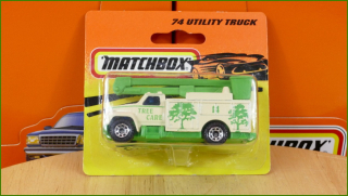 Matchbox Model Autíčka No.74 - Utility Truck